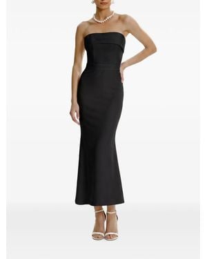 Framboise Asma Strapless Maxi Dress - Black