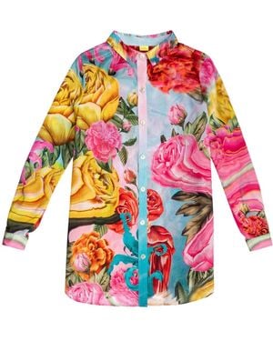 Agua Bendita Blouse Met Kristallen - Wit