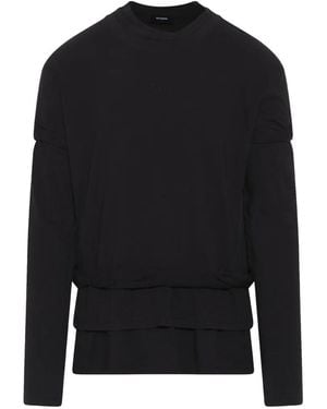 we11done Triple-Layered T-Shirt - Black
