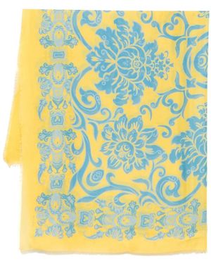 Etro Paisley Print Scarf - Yellow