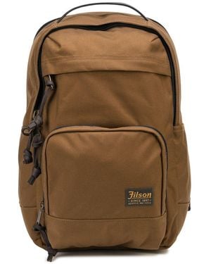 Filson Large Logo-Patch Backpack - Brown