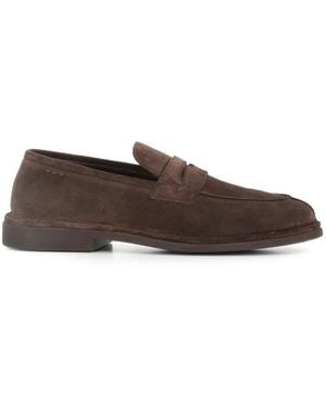 Alexander Hotto Penny-Strap Loafers - Brown
