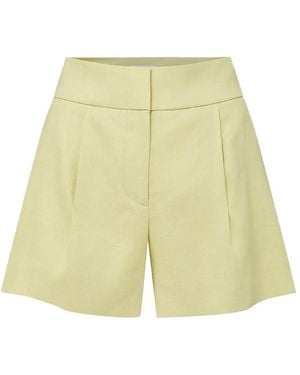 Veronica Beard Haina Pleated Short - White