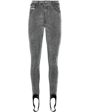 DIESEL Slandy Stirrup Skinny Jeans - Grey