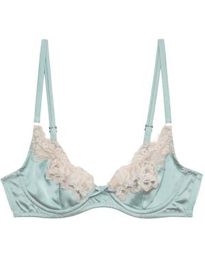 Fleur du Mal Sujetador Juliet De Encaje - Azul