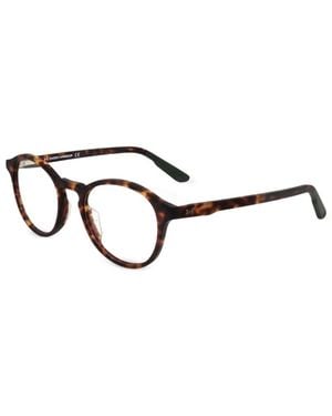 Under Armour Tortoiseshell-Effect Round-Frame Glasses - White