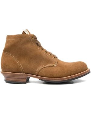 Visvim Brigadier Lace-Up Suede Boots - Brown