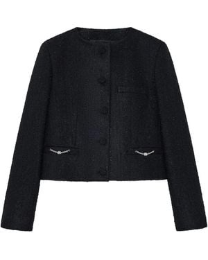 Amiri Veste À Paillettes - Black