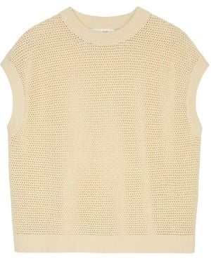 Marc O' Polo Sleeveless Knit Top - Natural