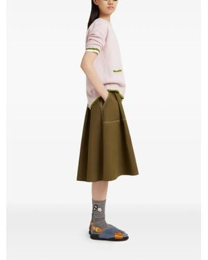 Marni Three-Quarter Sleeves Sweater - Natural