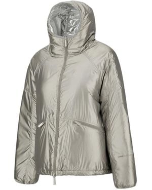 Herno Veste Métallisée À Capuche - Grey
