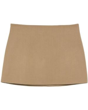 P.A.R.O.S.H. Gabardine Skirt - Natural