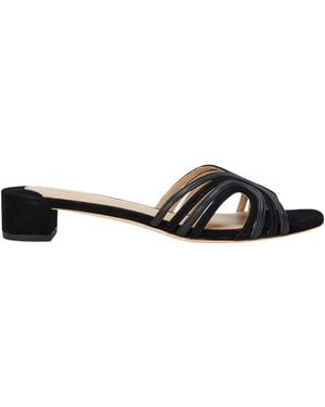 Ralph Lauren 25Mm Fay Multistrap Sandals - Black