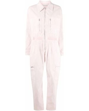 Stella McCartney Long-Sleeved Zip-Up Boilersuit - Pink