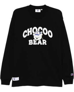 Chocoolate ロングtシャツ - ブラック