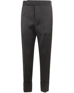 SAPIO Pantalones de vestir con detalle de bolsillo - Gris