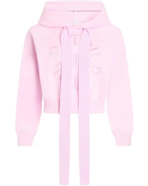 Patou Logo-Detail Hoodie - Pink