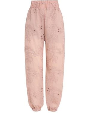 Brigitte Bardot Jasmine アイレット クロップドパンツ - ピンク