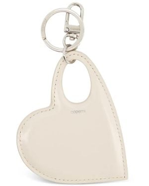 Coperni Heart Keychain - White