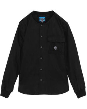 SPORT b. by agnès b. Surchemise À Patch Logo - Black
