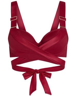 Marlies Dekkers Top Bikini Imbottito - Rosso
