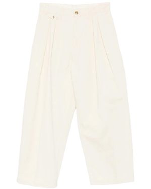 Studio Nicholson Double-Pleat Pants - White