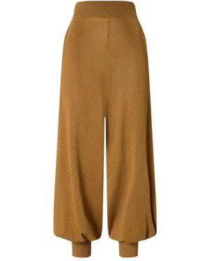 Pinko Cuffed Pants - Brown