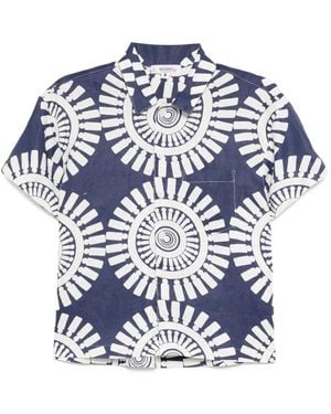 lemlem Cabana Hemd - Blau