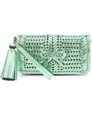 Anya Hindmarch Pochette Neeson À Pompon - Vert