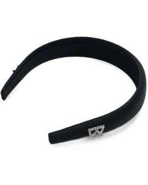Ruslan Baginskiy Crystal-Embellished Headband - Black