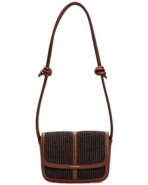 La Portegna Lucía Yute Shoulder Bag - White