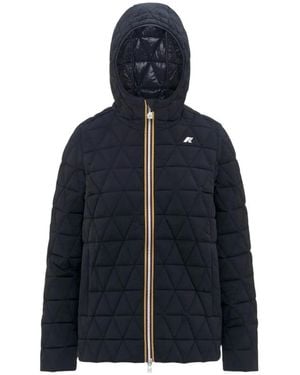 K-Way Madlaine Diamond-Quilted Jacket - Blue