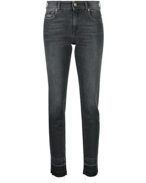 Versace Jeans Couture Logo-Patch Skinny Jeans - Grey