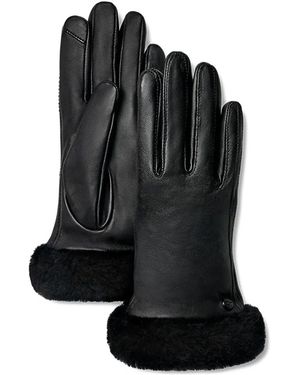 UGG Leather Gloves - Black
