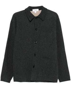 Lardini Geknöpfter Cardigan Mit Aufgesetzten Taschen - Schwarz