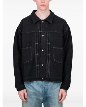 STORY mfg. Sundae Jack Met Contrasterend Stiksel - Zwart