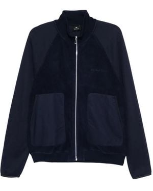 Paul Smith Logo-Embroidered Jacket - Blue