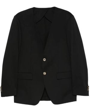MARSĒM Collarless Suit - Black