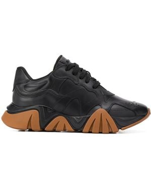 Versace Low-Top Flatform Trainers - Black