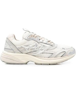 Amiri Zapatillas M-Tech Metalizadas De Piel - Blanco