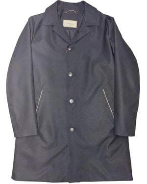 Canali Buttoned Coat - Blue