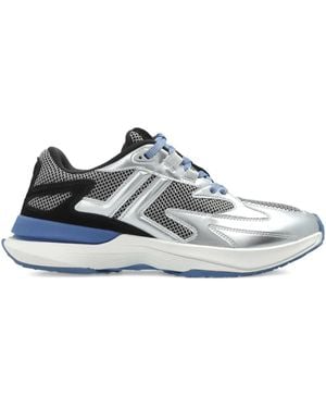 Lanvin Mesh-Panel Trainers - White