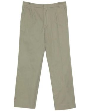 Amaranto Pleated Trousers - Green