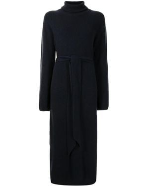 Nanushka Canaan Belted Knitted Dress - Black
