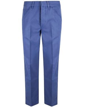 Tom Ford Cotton Trousers - Blue