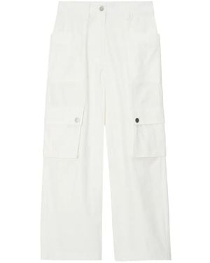 3.1 Phillip Lim Cotton Cargo Pants - White