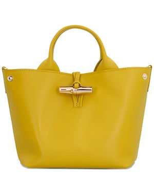 Longchamp Roseau ハンドバッグ S - イエロー