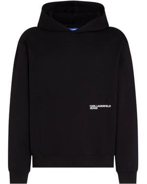 KARL LAGERFELD Karlism Hoodie - Black