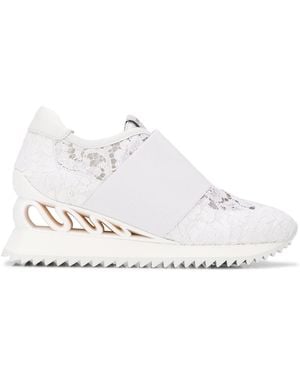 Le Silla Rubel Wave Lace Trainers - White