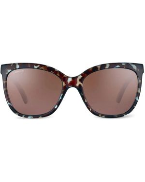 Serengeti eyewear Agata Cat-eye Tortoiseshell Sunglasses - ブラウン